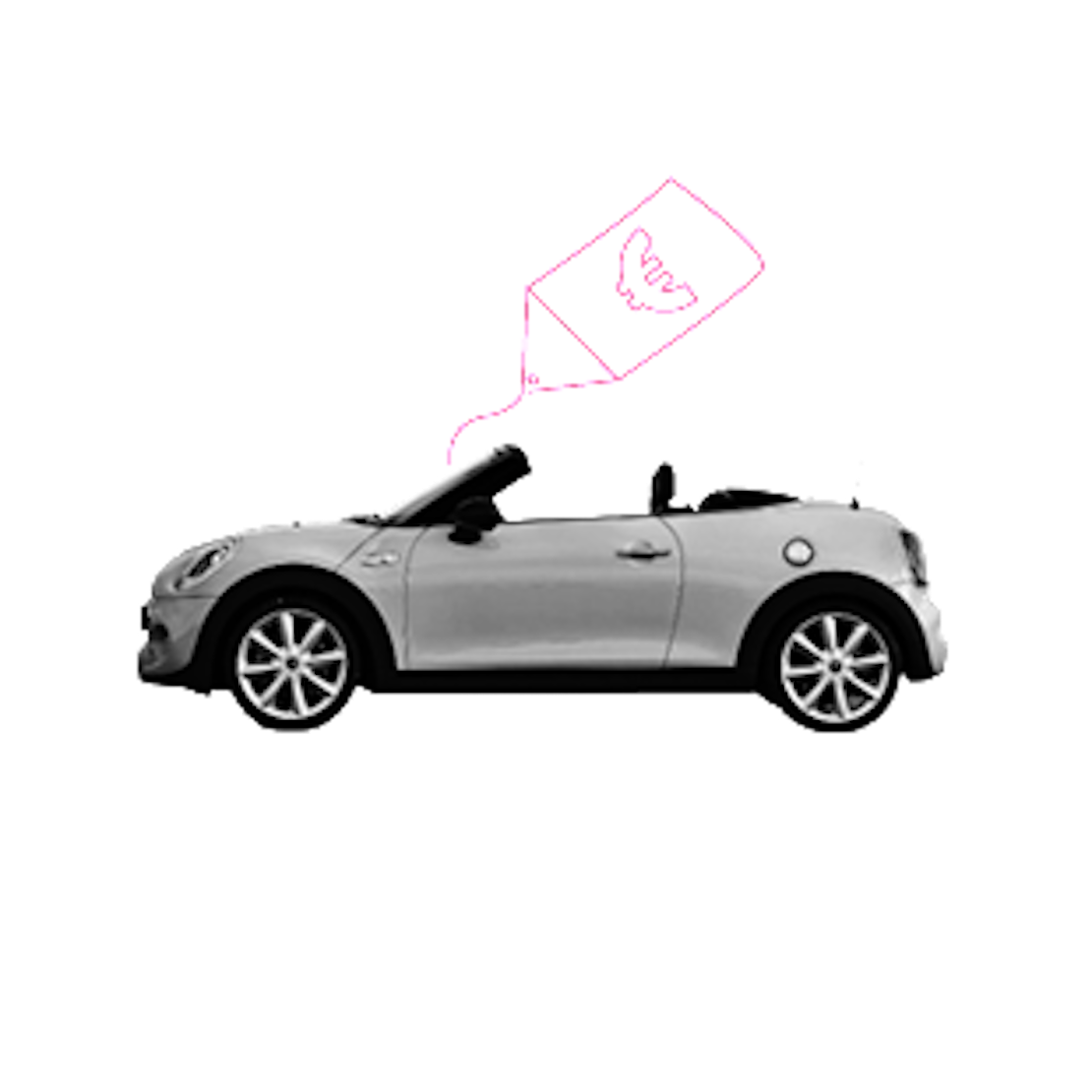 Icon Auto mit Euro-Zeichen
