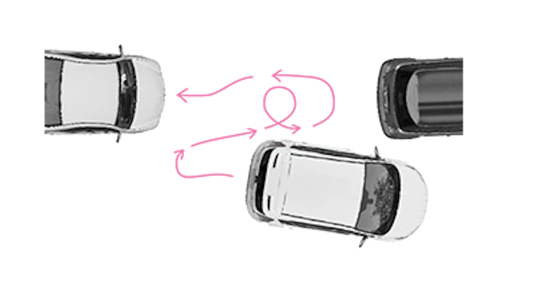 Icon Fahrassistenzsysteme Einparkhilfe