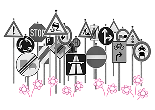 Kennen Sie diese Verkehrsregeln? Wissen Sie was Vorschriftszeichen sind? Alles zu Verkehrsregeln für mehr Auto-Sicherheit hier zum Nachlesen. Viele verschiedene Verkehrszeichen symbolisieren den Schilderwald auf deutschen Straßen.