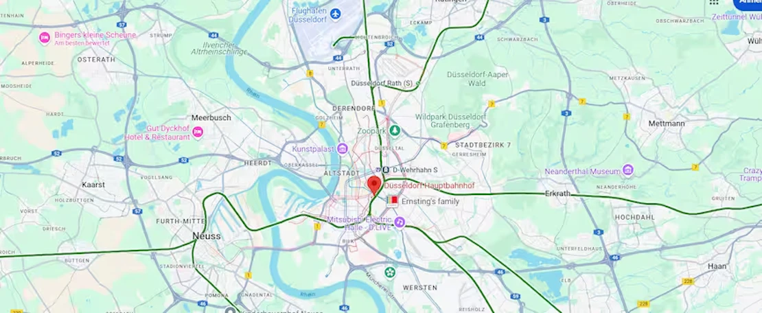Düsseldorf Google Maps