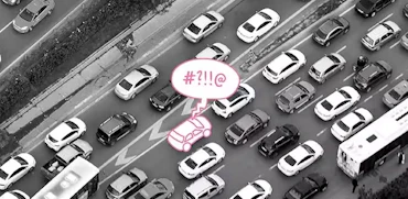 Stau auf der Autobahn