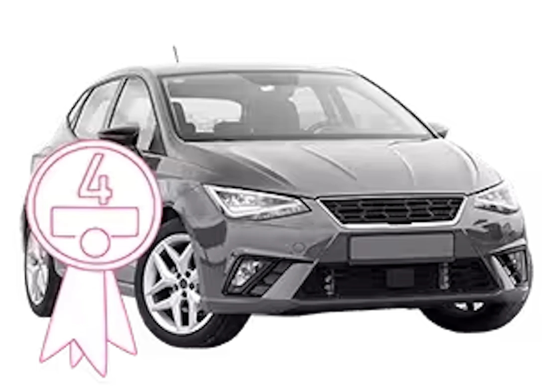 ein Auto mit einer Umweltplakette